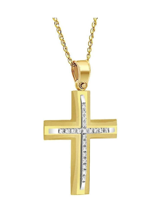 Femeiesc Aur Cruce 14K