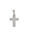 Women's White Gold Cross 14K