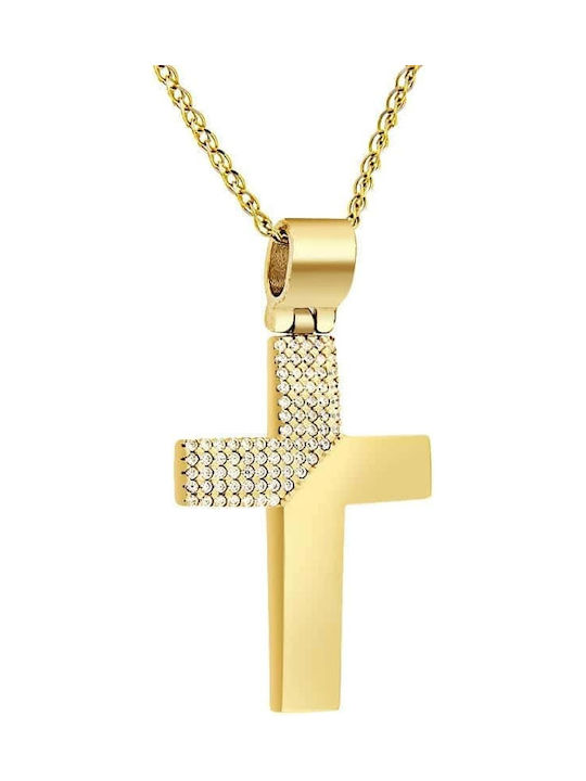 Femeiesc Aur Cruce 14K