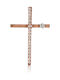 Women's Rose Gold Cross 18K