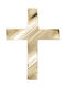 Men's Gold Cross 14K Double Sided