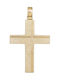 Herren Gold Kreuz 14K