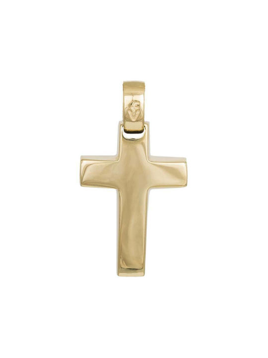 Herren Gold Kreuz 14K