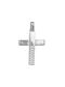 Women's White Gold Cross 14K