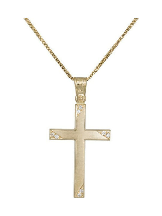 Women's Gold Cross 14K with Chain