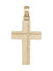 Herren Gold Kreuz 14K