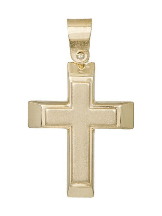 Herren Gold Kreuz 9K