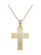 Men's Gold Cross 14K with Chain