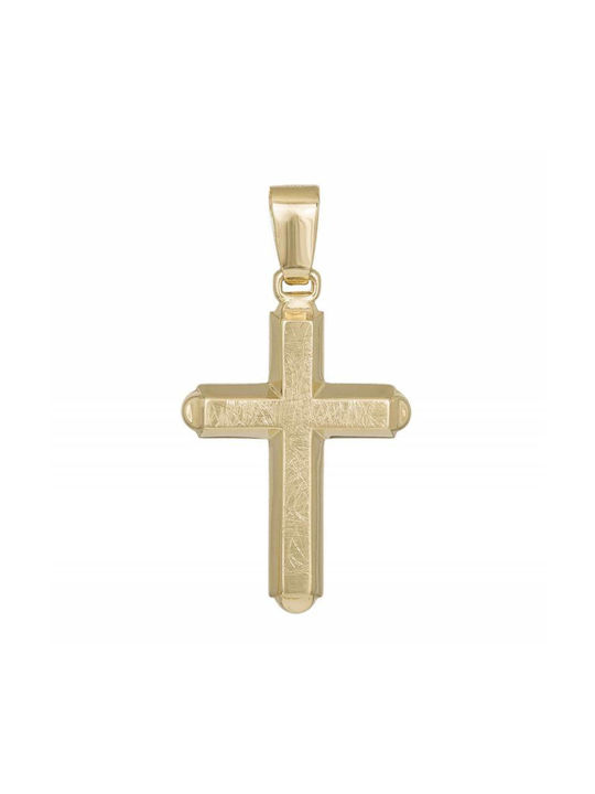 Herren Gold Kreuz 14K