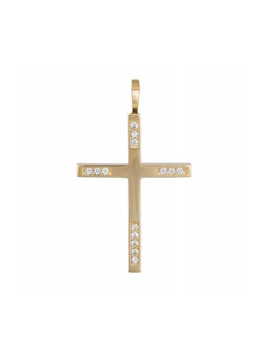 Femeiesc Aur Cruce 14K