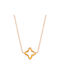 Women's Cross from Gold Plated Silver with Chain