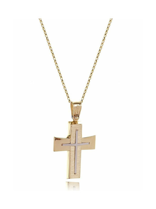 Gold Cross 14K with Chain