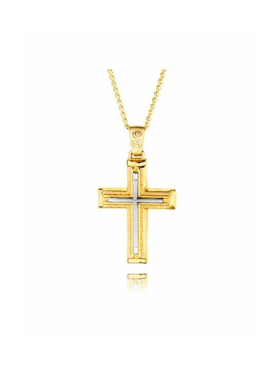 Gold Cross 14K with Chain