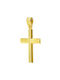 Herren Gold Kreuz 14K