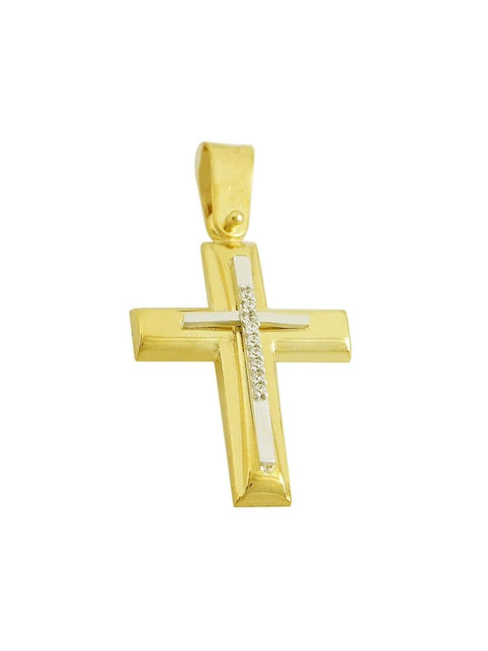 Femeiesc Aur Cruce 14K