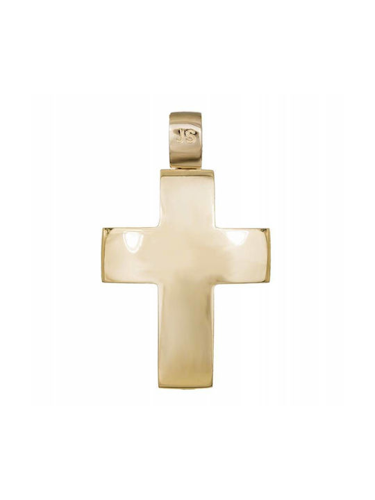 Herren Gold Kreuz 18K