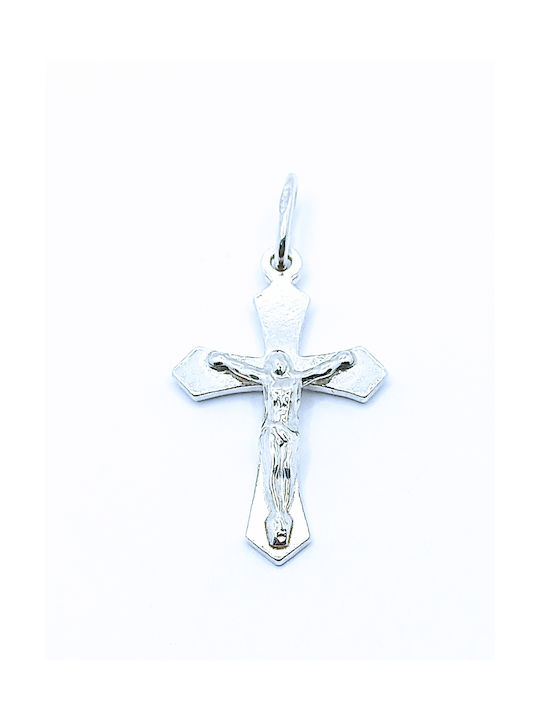 PS Silver Cross with the Crucified from Silver