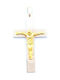 PS Silver Cross with the Crucified from Gold Plated Silver