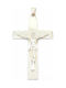 PS Silver Cross with the Crucified from Silver