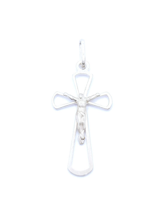 PS Silver Cross with the Crucified from Silver