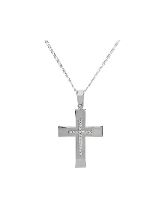 Ioannou24 Women's Gold Cross 14K with Chain