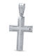 Anorado Herren Weißgold Kreuz 14K