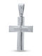 Anorado Herren Weißgold Kreuz 14K
