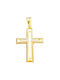 Alorado Herren Gold Kreuz 14K