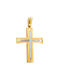 Alorado Herren Gold Kreuz 14K