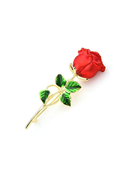 Pin Flower Red