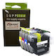 Planetink Inkjet Printer Compatible Inks Pack Brother LC3213XL 49.80ml Multi (Color) / Black
