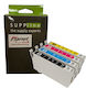 Planetink Pachet de cartușe de cerneală compatibile și recondiționate pentru imprimante InkJet Epson 405XL 79ml Multi (culoare) / Negru 4buc