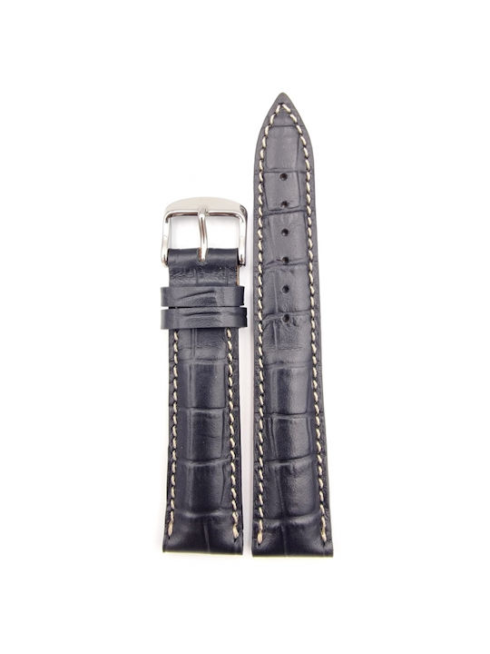 Leather Strap Black 20mm