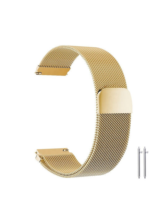 Metallic Bracelet Gold 20mm