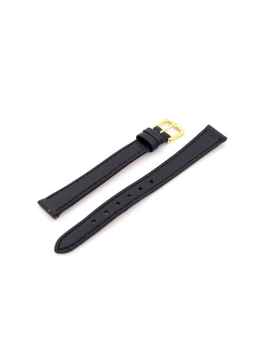 Leather Strap Black 12mm