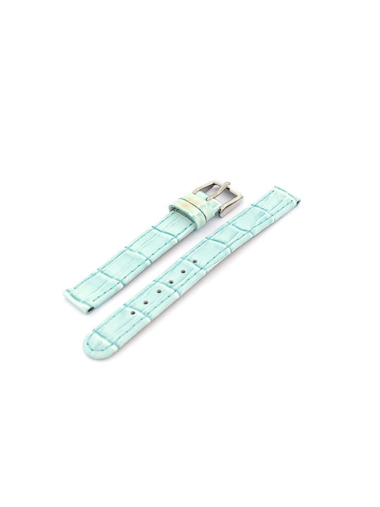 Leather Strap Light Blue 12mm