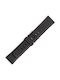 KOSTELO Gummi-Armband Schwarz 24mm