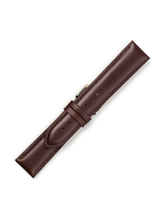 Leather Strap Brown 18mm