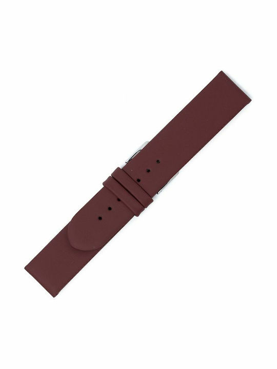 Curea din piele Burgundy 18mm