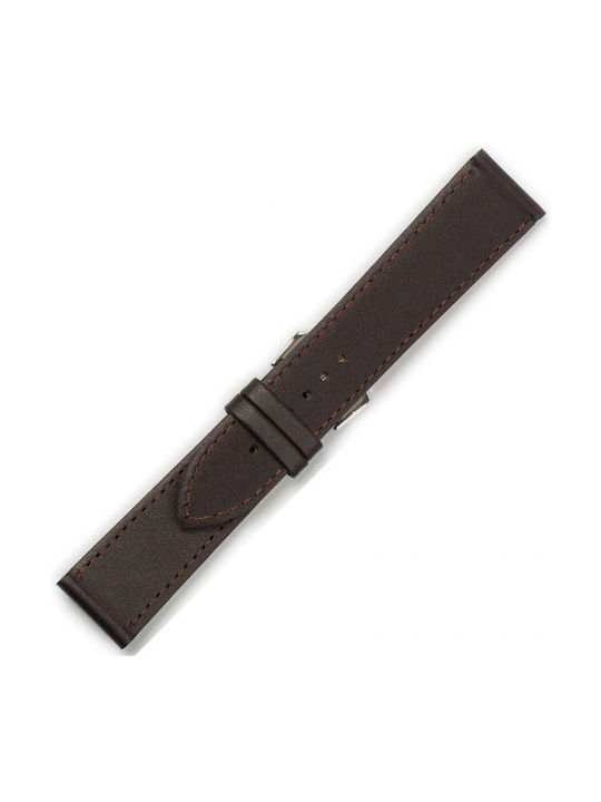 Leather Strap Brown 18mm