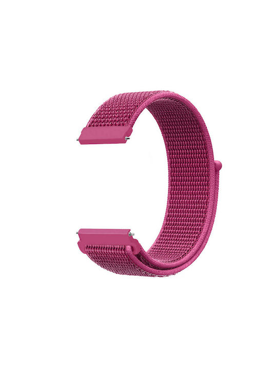 Fabric Strap Pink 22mm