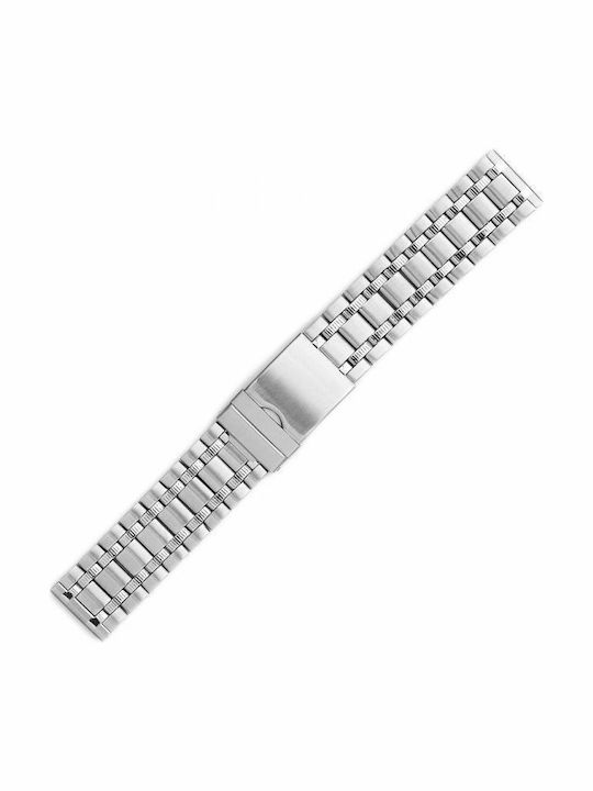 KOSTELO Μεταλλικό Μπρασελέ Ασημί 22mm