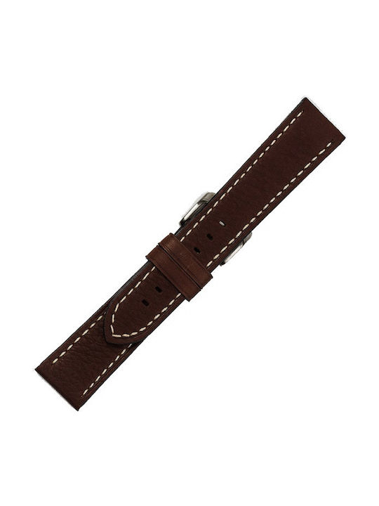 Leather Strap Brown 18mm