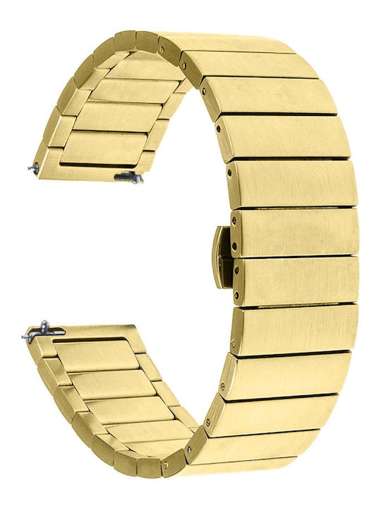 KOSTELO Brățară din metal Auriu 22mm