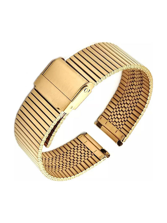 KOSTELO Metallic-Armband Gold 22mm