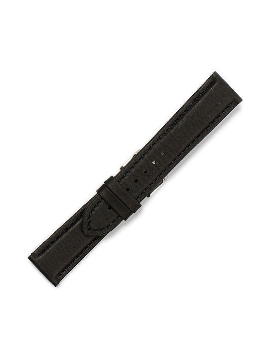 Leather Strap Black 20mm