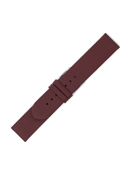 KOSTELO Lederriemen Burgundisch 22mm