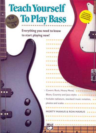 Alfred Music Publishing Teach Yourself To Play Bass + за Бас + CD