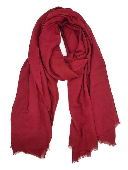 Women's Wool Scarf Burgundy