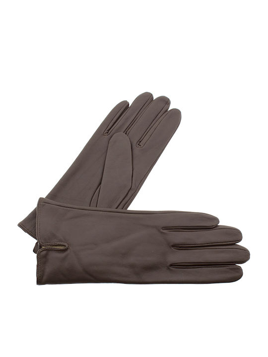 Women's Leather Gloves Brown